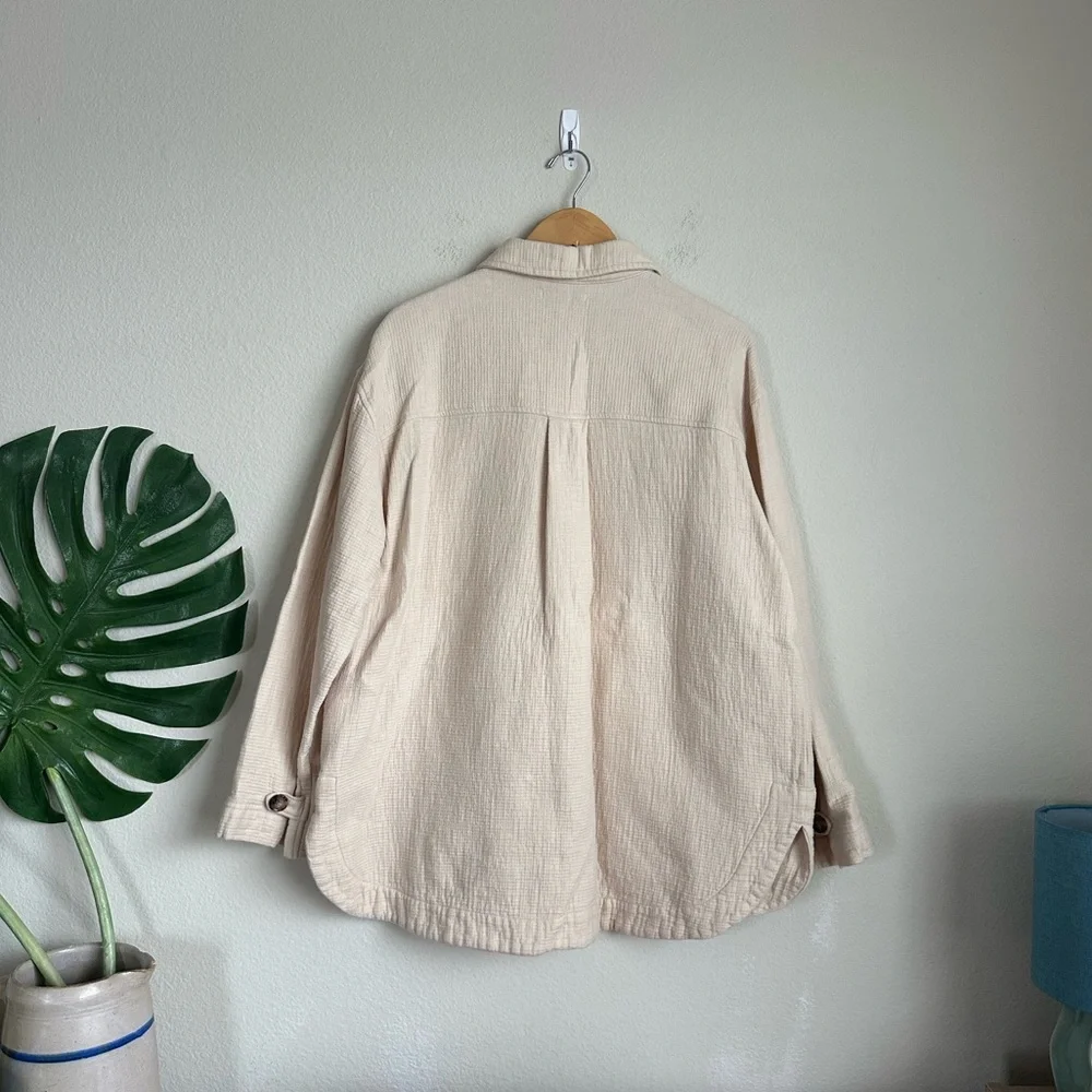 Madewell Womens Waffleback Branner Shirt Jacket Shacket - Picture 11 of 15